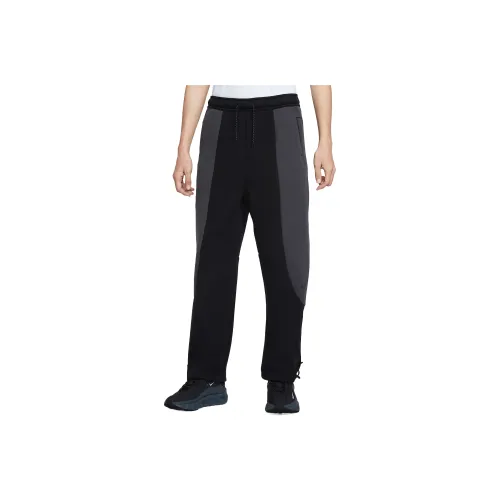 Найк Вязаные Тренировочные Штаны Мужские Черные