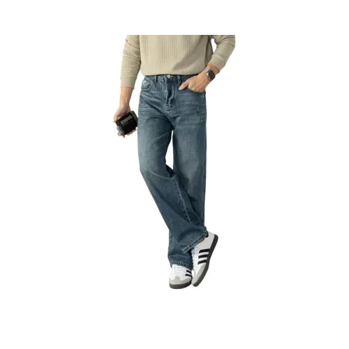 PERDONTOO Синий Мужской Джинсы