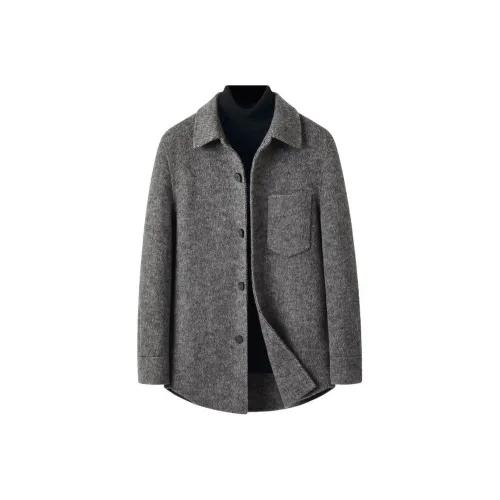 AW Двойной Sided Шерстяное Пальто Мужское