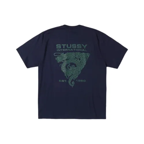Stussy FW25 Дракон Tee T-рубашка Унисекс