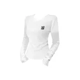 Белая рубашка с длинными рукавами