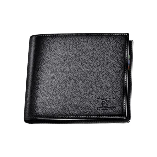 SEPTWOLVES Кошелек из лаковой коровьей кожи стандартный мужской многоцветный