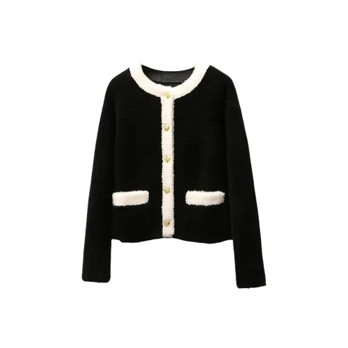 MARCYMARNY Черный Женские Меховые изделия