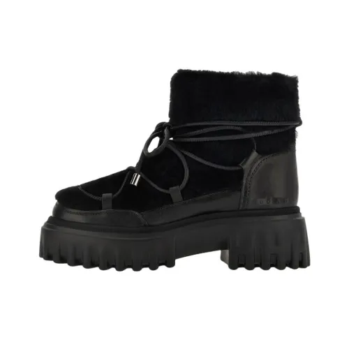 HOGAN H700 Короткие Сноубутсы Женские Черные