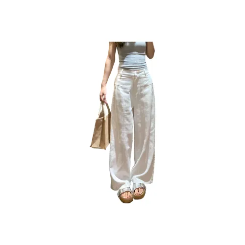 PAZZO Белый Женские Повседневные Брюки