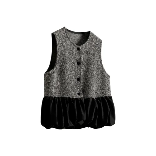 TOUCH Черный кофе Женские жилеты