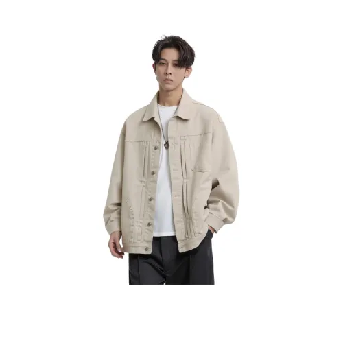 FRLMK Бежевый Абрикос Мужские Куртки