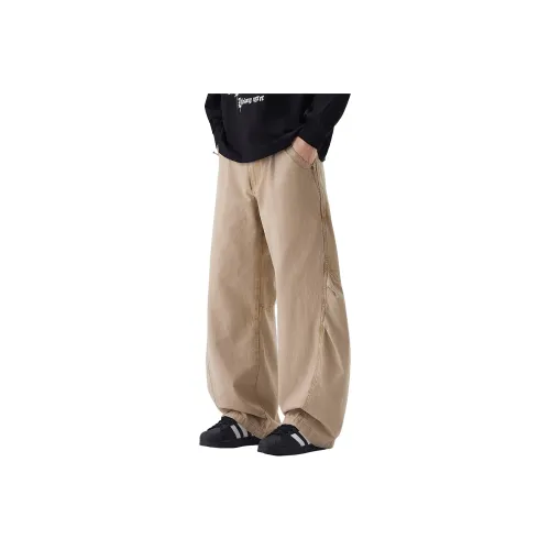 Izzue Светлый хаки Унисекс Повседневные брюки