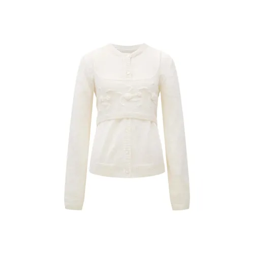 Letter From Moon FW25 KOA Бюстьер Mohair Wool Cardigan Casual Women's