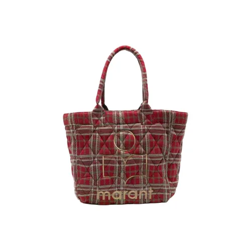 ISABEL MARANT Ткань Сумка Маленькая Женская Красная Клетка