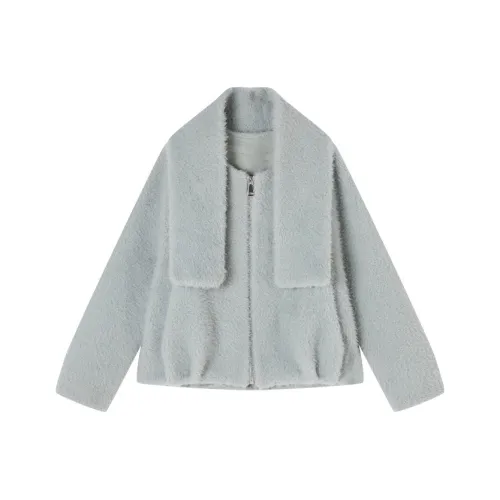 XIANGYING Светло-синий Женский мех