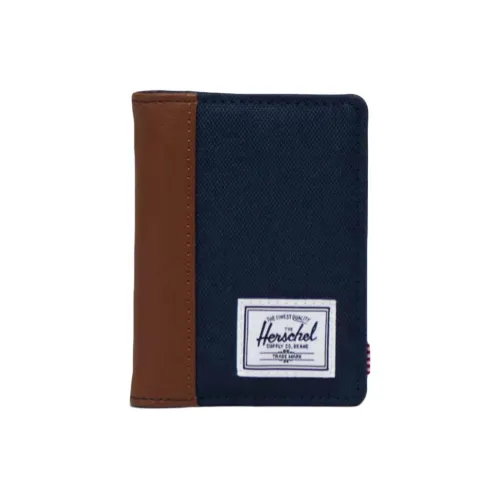 Herschel EcoSystem™ 600D Ткань Кошелек Унисекс Морской Синий и Коричневый