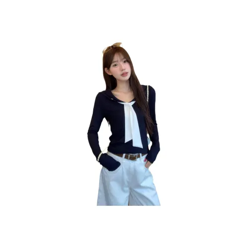 PAZZO Темно-синий Женская Трикотажная одежда