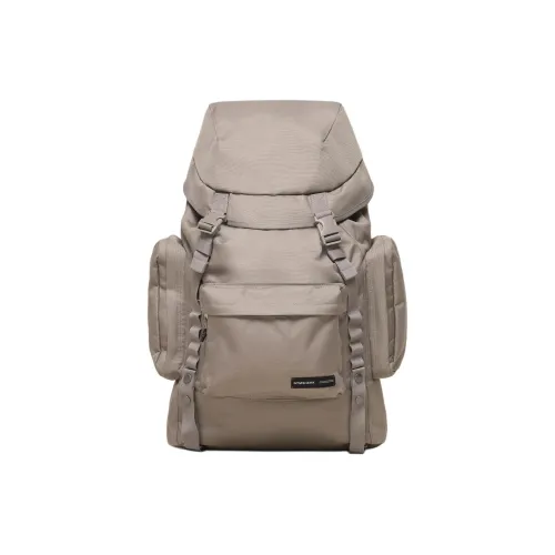 GYMSHARK Полиэстер Рюкзак Унисекс Linen Коричневый