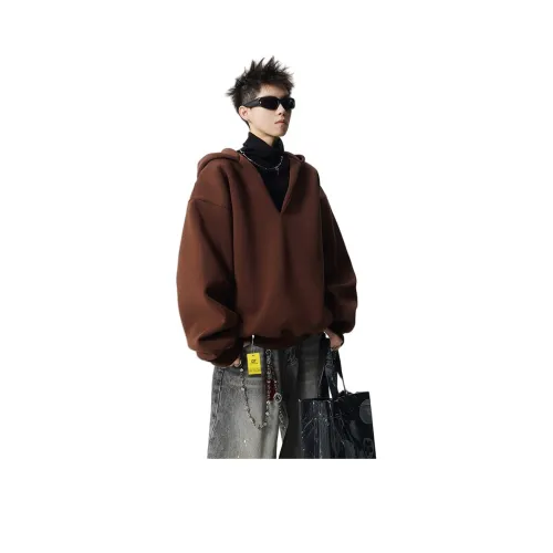 CTIDESTRAW Кофейный Унисекс Свитшоты