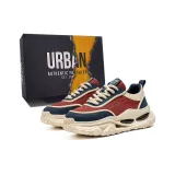 Бежевый-синий Красный