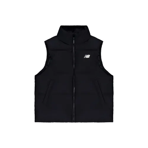 New Balance Пуховый жилет Женские Черный