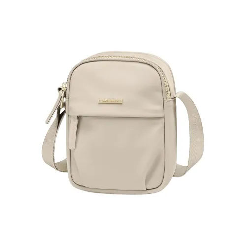 GOLF Сумка через плечо из ткани женская абрикосовая розовая кожа элегантный черный