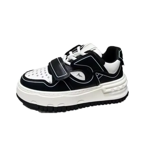 ATONGMU Скейтборд Кроссовки Низкие Белые Черные Мужские