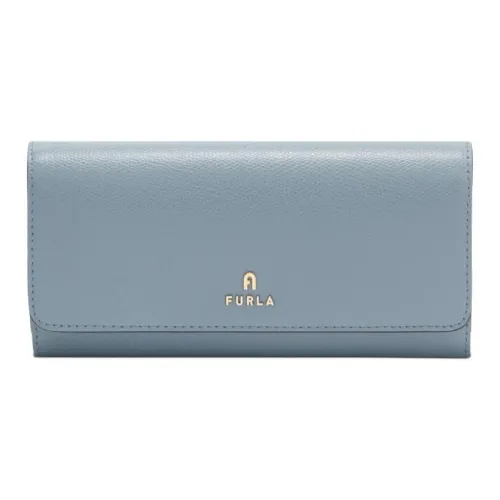 Furla Кожа Кошелек Большой Женские Alice Синий