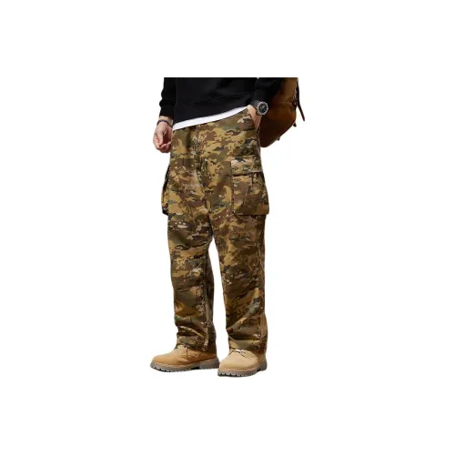 ZENGZHI Карго Брюки Свободный крой Прямой крой Унисекс