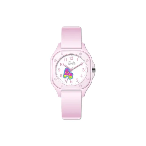 Барби Fringe Collection Cute Series Кварцевый механизм Силиконовый ремешок Часы Женские Белый циферблат