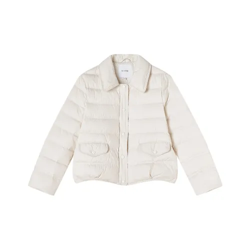 XIANGYING Цапельно-белый Женские Пуховики