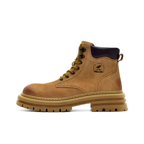 XPQ Martin Boots Vintage Brown Unisex XPQ Мартинсы Винтаж Коричневый Унисекс