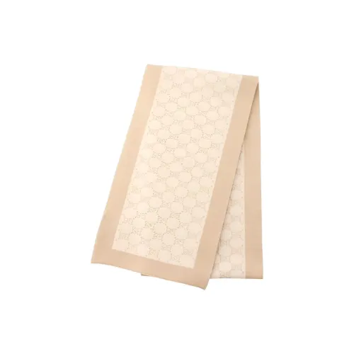GUCCI Шерпа Шарфы Унисекс Белый Бежевый