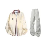 Бежевые + Светло-серые штаны