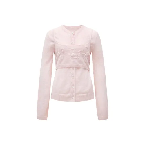 Letter From Moon FW25 KOA Бюстьер Mohair Wool Cardigan Casual Women's