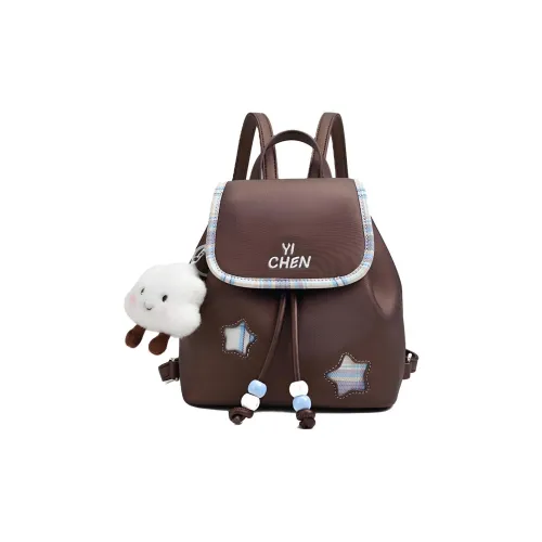 MINLUBAOLUO ПУ (полиуретан) Рюкзак Стандартный Женский Коричневый