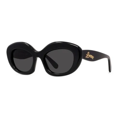 LOEWE Совместное издание Кошачий глаз Солнцезащитные очки Женские Черный