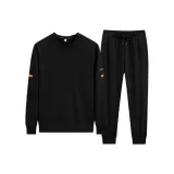 Черный свитшот+черные брюки