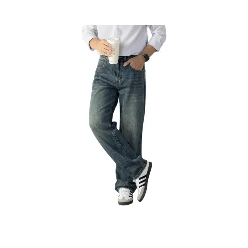 PERDONTOO Синий Мужской Джинсы