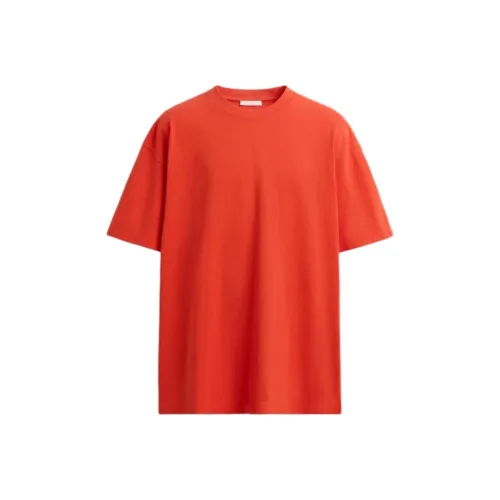 ZARA Ярко-оранжевые мужские футболки T