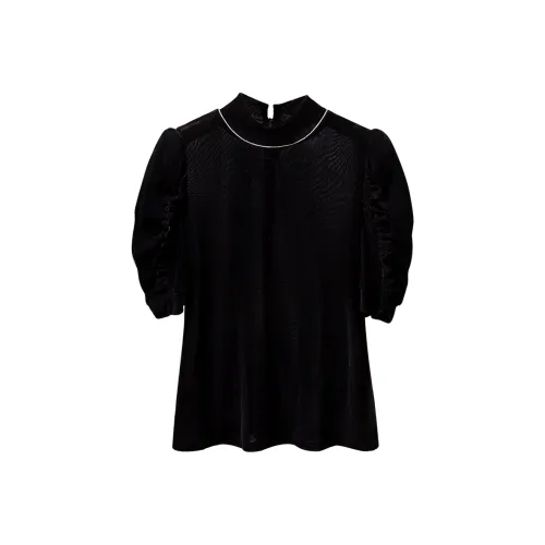 SIBAISHE Черные Женские T-рубашки