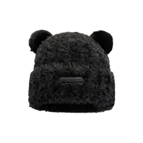 EEEENO Пуховые куртки Перо Шапки-бини Женские