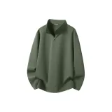 [Замок Температура Анти-Отек] Лесной Зеленый (Язык Цветов Линия Логотип на Груди)