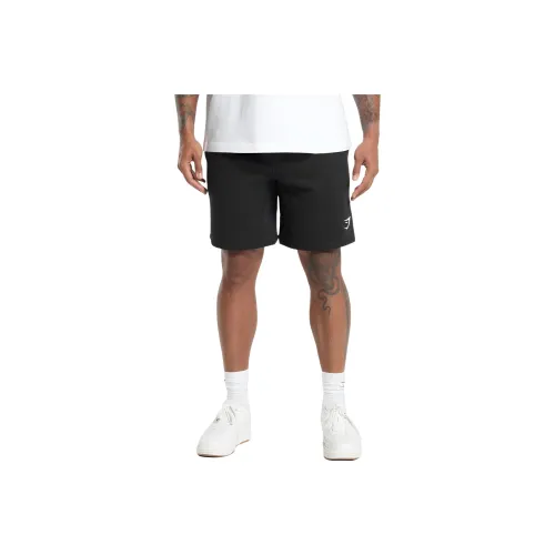 GYMSHARK Crest 9' Шорты Повседневные шорты Мужские Черные