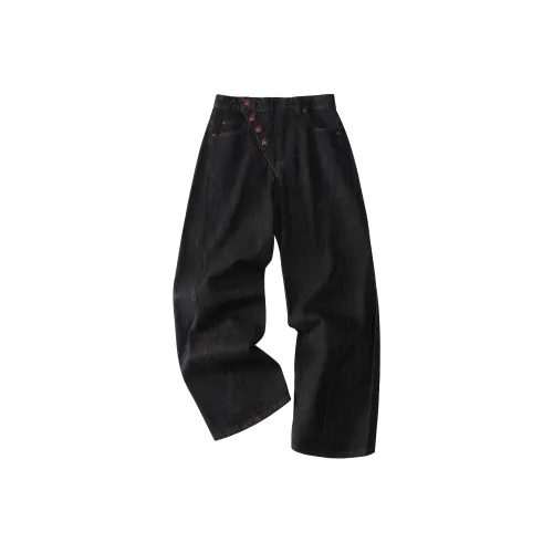 CoosRetro Красный Eared Оригинальный Корова Мужские Джинсы