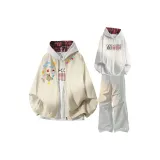 Хаки + Белый + Серый + Светло-Серый Брюки