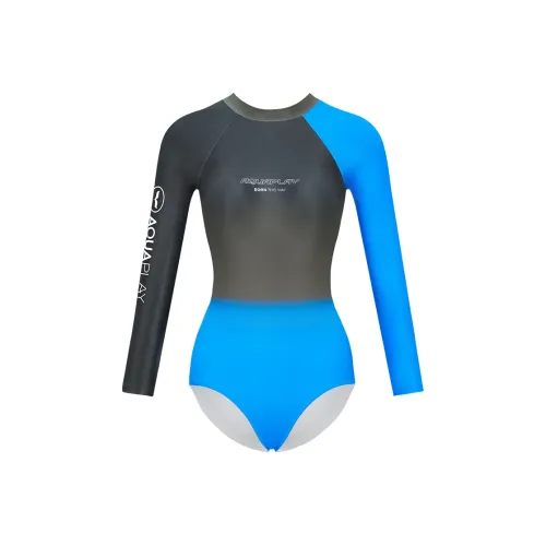 AQUAPLAY Ван-Пис Купальник Женский Синий Черный