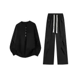 2251 Черный топ + 669 Черные штаны