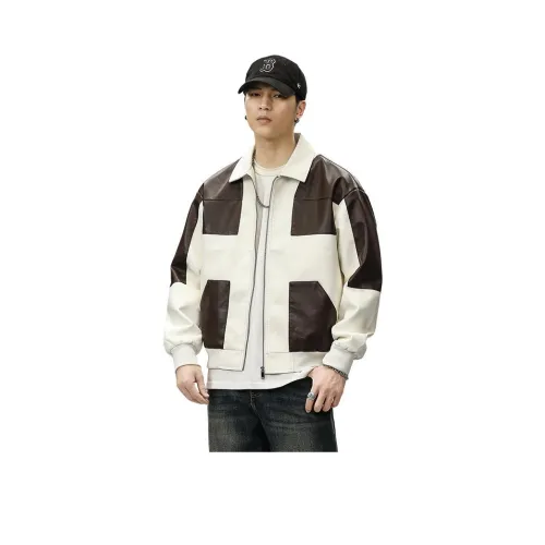 CariteSport Повседневный Кожа Куртка Пальто Унисекс