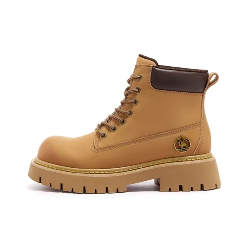 CAMEL Мартинсы Earth Желтый с флисовой подкладкой Женские