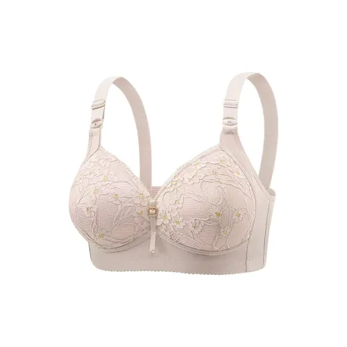 STYUW Кремовый Серый Женский Бюстгальтер