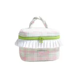 Розовый, зеленый, клетка