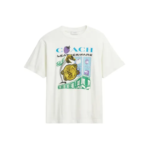 COACH Белый Унисекс T-рубашки