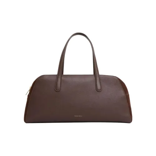 MANSUR GAVRIEL Замша Телячья кожа Сумка через плечо Большая Женская Шоколадная